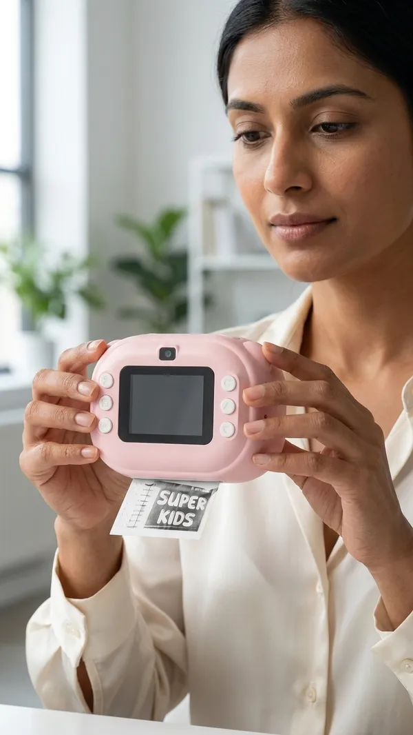 Pink_Silicone_Kids_Digital_Camera_With_Screen_And_Accessories