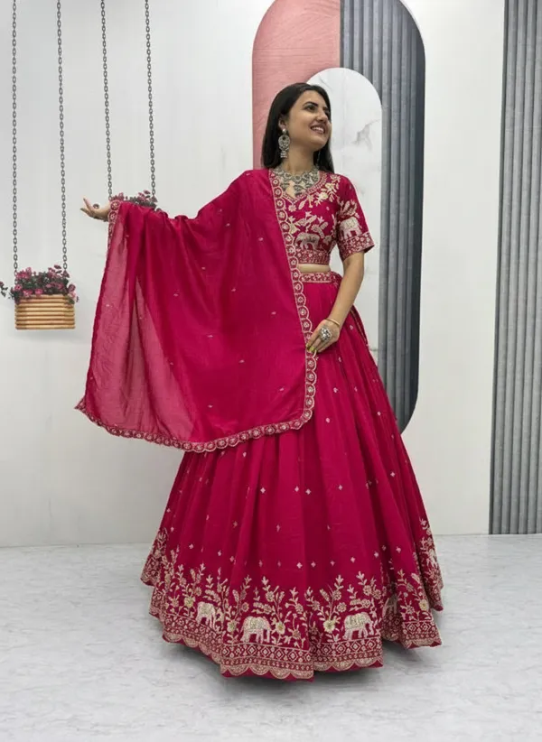 Women_Pink_Embroidered_Pure_Chinon_Lehenga_Choli_with_Dupatta_|_Festive_Wedding_Wear_Lehenga_Set