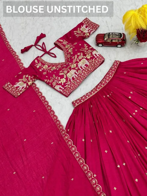Women_Pink_Embroidered_Pure_Chinon_Lehenga_Choli_with_Dupatta_|_Festive_Wedding_Wear_Lehenga_Set