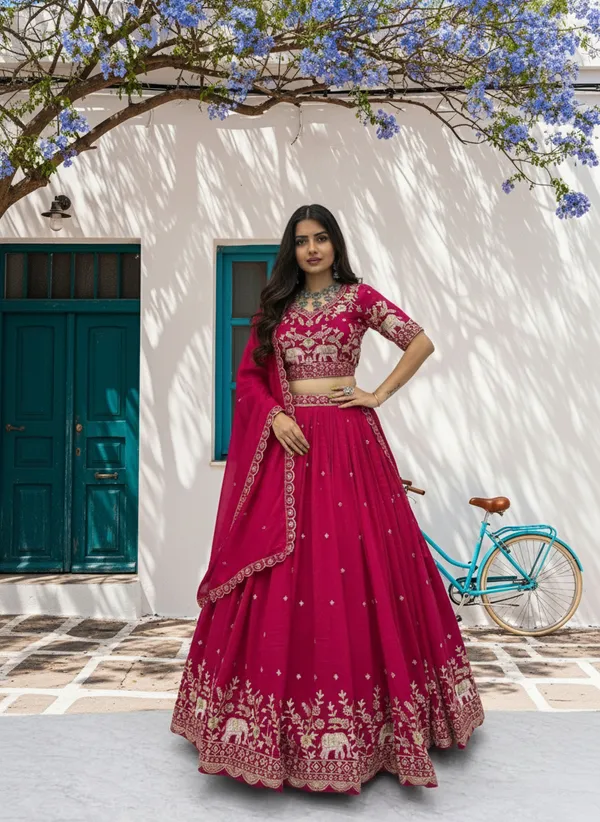 Women_Pink_Embroidered_Pure_Chinon_Lehenga_Choli_with_Dupatta_|_Festive_Wedding_Wear_Lehenga_Set