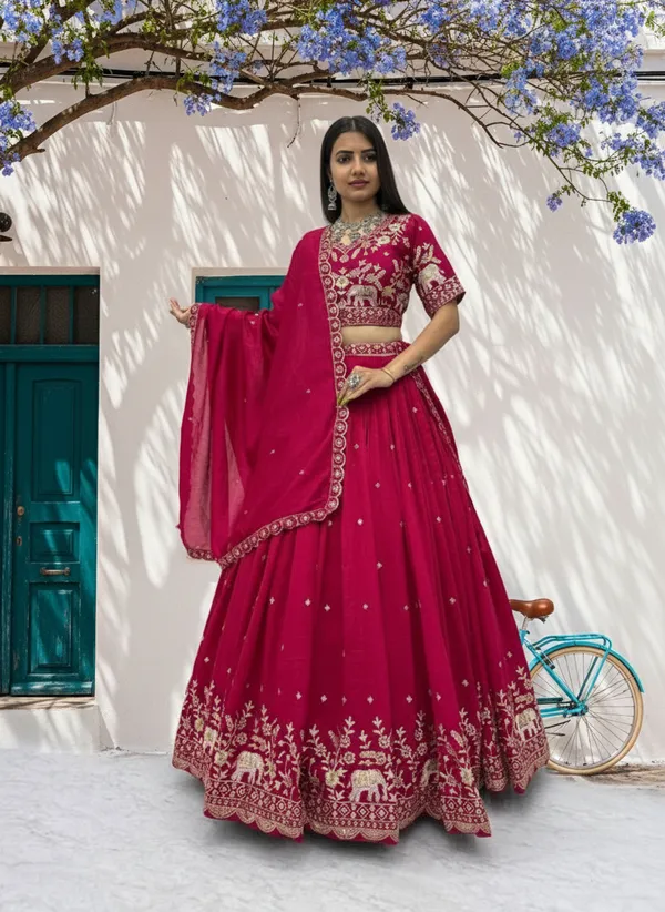 Women_Pink_Embroidered_Pure_Chinon_Lehenga_Choli_with_Dupatta_|_Festive_Wedding_Wear_Lehenga_Set