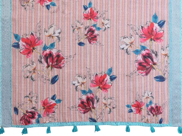 Elegant_Linen_Cotton_Saree_with_Floral_Print