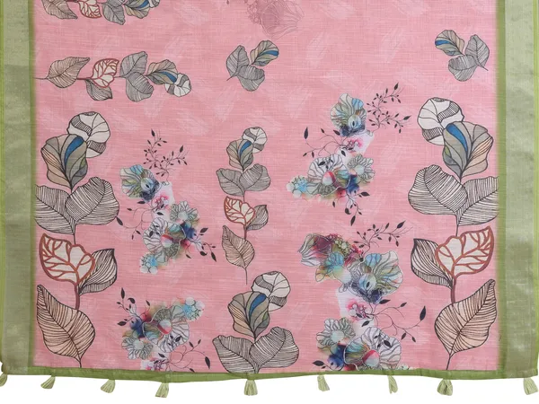 Graceful_Linen_Cotton_Saree_with_Pastel_Floral_Elegance