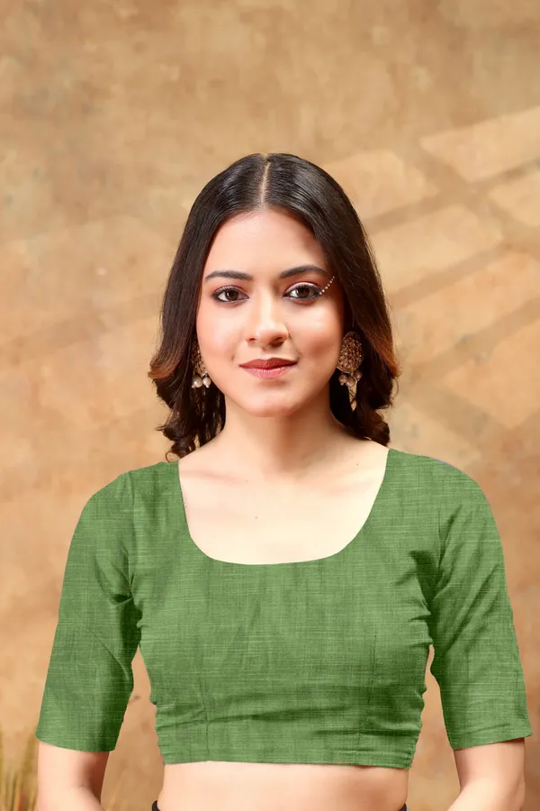 Green_&_Pink_Ethnic_Motif_Printed_Linen_Shimmer_Saree_with_Contrast_Border