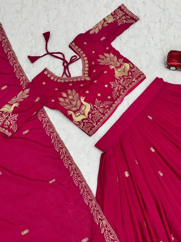 Women_Rani_Pink_Embroidered_Pure_Chinon_Lehenga_Choli_with_Dupatta_|_Festive_&_Wedding_Wear