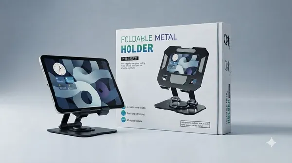 Black_Metal_Tablet_Desk_Stand