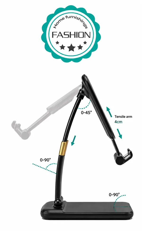 Black_Abs_Adjustable_Mobile_Desk_Stand