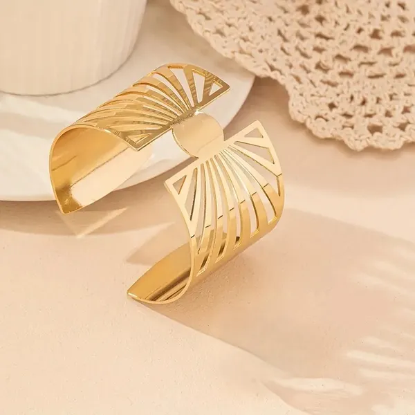 Gold_Alloy_Abstract_Curved_Cuff_Bracelet_For_Women