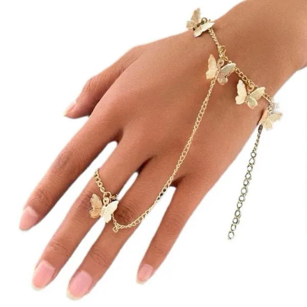 Gold_Alloy_Butterfly_Hand_Chain_Bracelet_With_Ring_For_Women