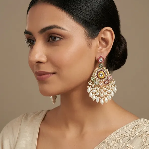 Silver_Alloy_Kundan_Pearl_Chandbali_Earring_For_Women