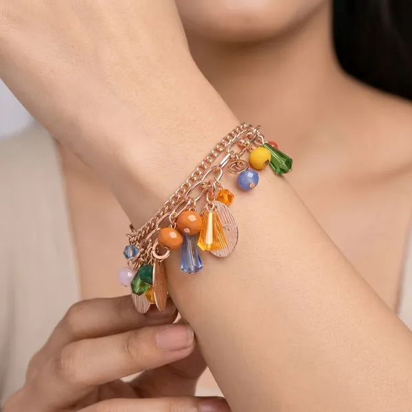 Rose_Gold_Alloy_Charm_Bracelet_With_Beads_And_Tassels_For_Women