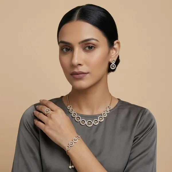 Gold_And_Silver_Alloy_Zirconia_Studded_Necklace_Set_For_Women