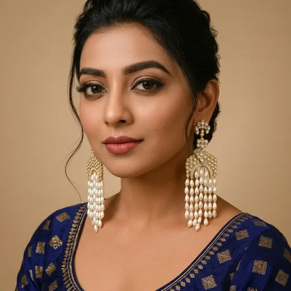 Gold_Alloy_Kundan_Pearl_Drop_Chandbali_Earring_For_Women