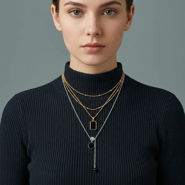 Gold_Alloy_Black_Accent_Layered_Necklace_For_Women_Set_Of_3