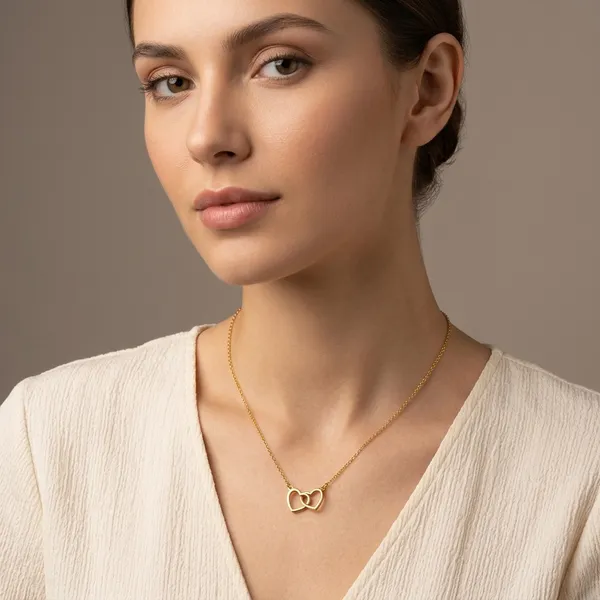 Gold_Alloy_Interlocked_Hearts_Pendant_Necklace_For_Women