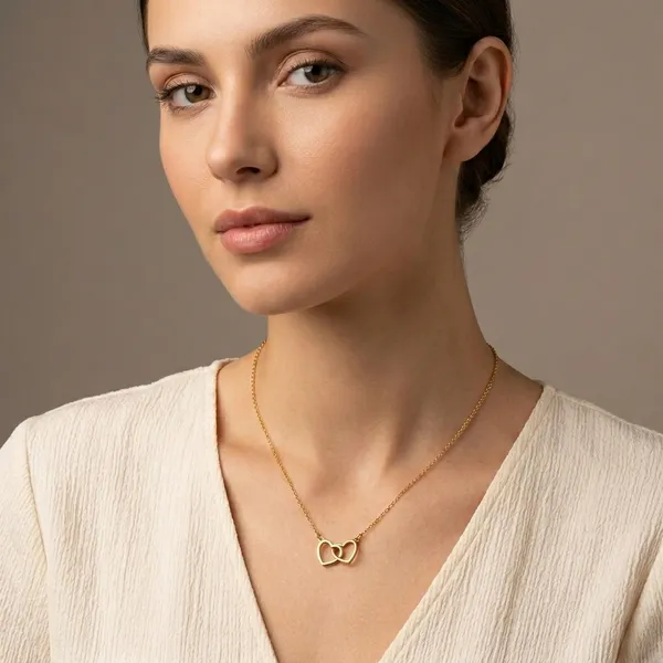 Gold_Alloy_Interlocked_Hearts_Pendant_Necklace_For_Women