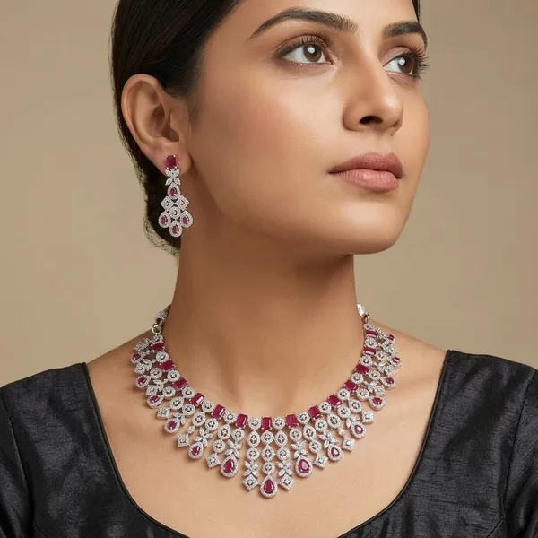 Pink_Ruby_Alloy_Diamond_Studded_Necklace_Set_For_Women