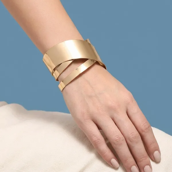 Gold_Alloy_Wide_Cuff_Bracelet_For_Women