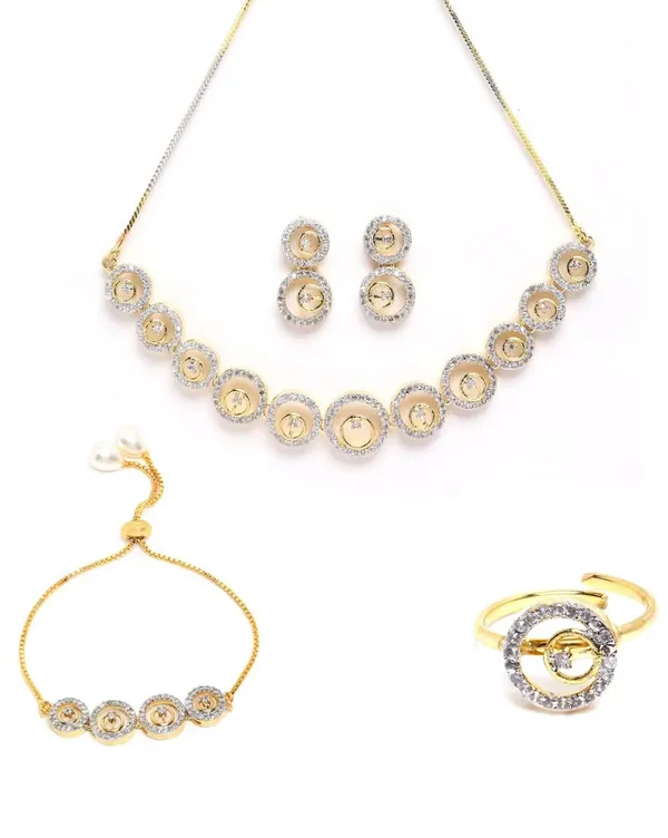 Gold_And_Silver_Alloy_Zirconia_Studded_Necklace_Set_For_Women