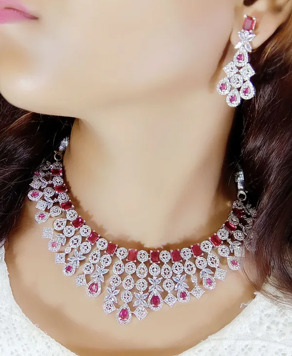 Pink_Ruby_Alloy_Diamond_Studded_Necklace_Set_For_Women
