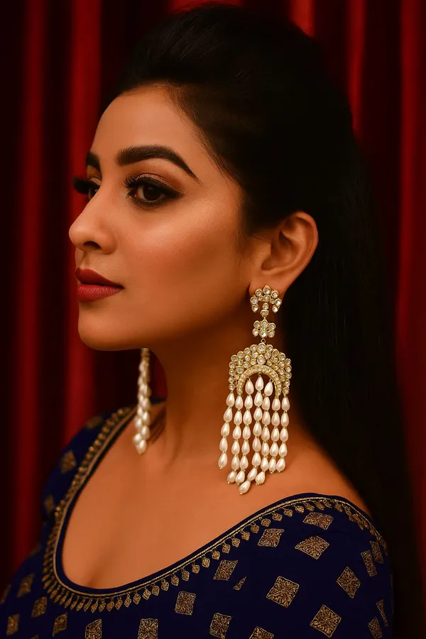 Gold_Alloy_Kundan_Pearl_Drop_Chandbali_Earring_For_Women