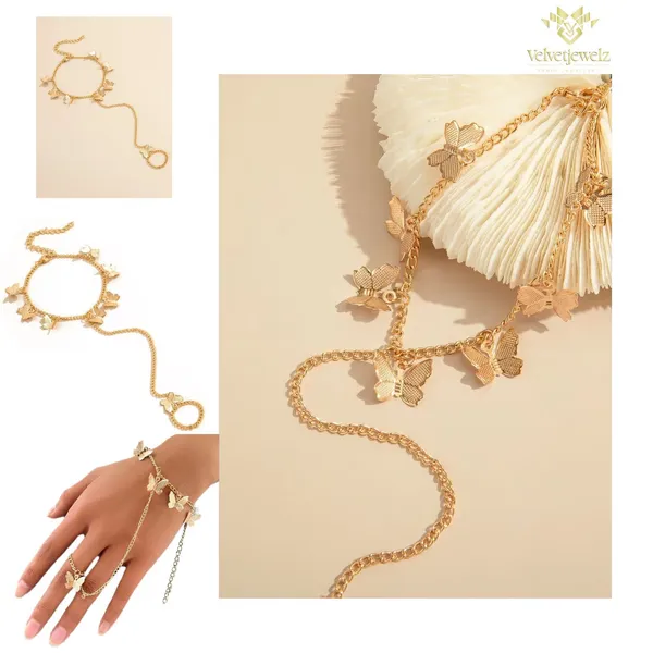 Gold_Alloy_Butterfly_Hand_Chain_Bracelet_With_Ring_For_Women