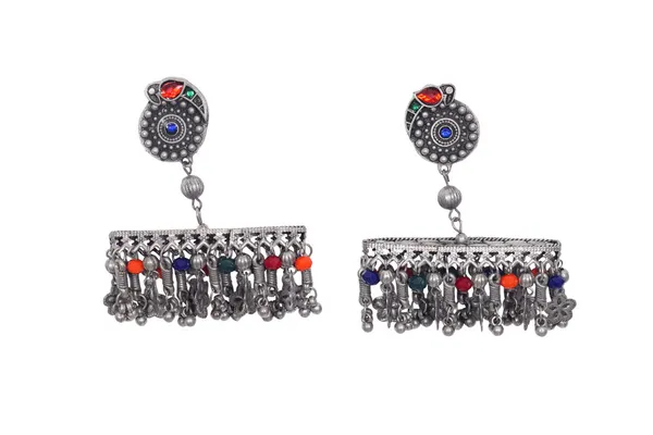 Multicolor_Alloy_Crystal_Heart_Fringe_Drop_Earrings_For_Women