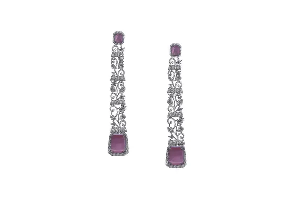 Silver_Alloy_Crystal_Stone_Cascading_Drop_Earrings_For_Women