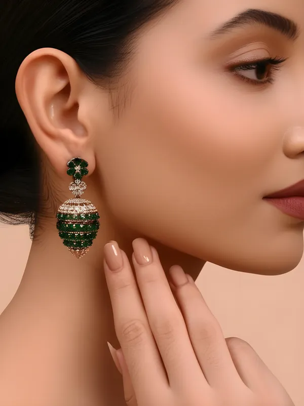 Green_Alloy_Emerald_Stone_Jhumka_Earrings_For_Women