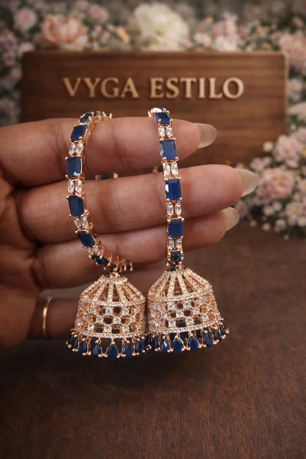 Gold_Blue_Alloy_Crystal_Jhumka_Hoop_Earrings_For_Women