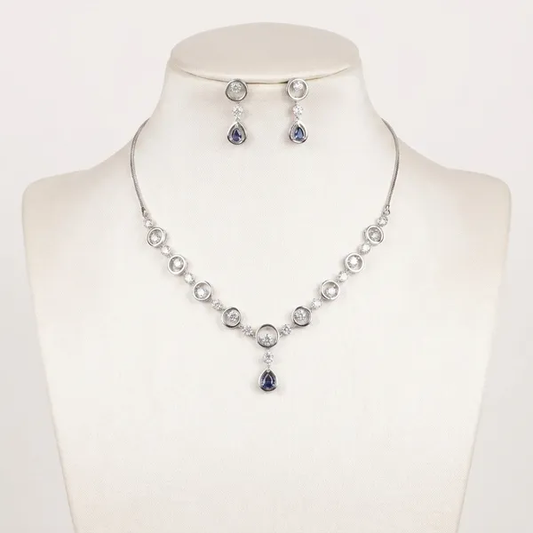 Silver_Alloy_Crystal_Purple_Teardrop_Jewelry_Set_For_Women