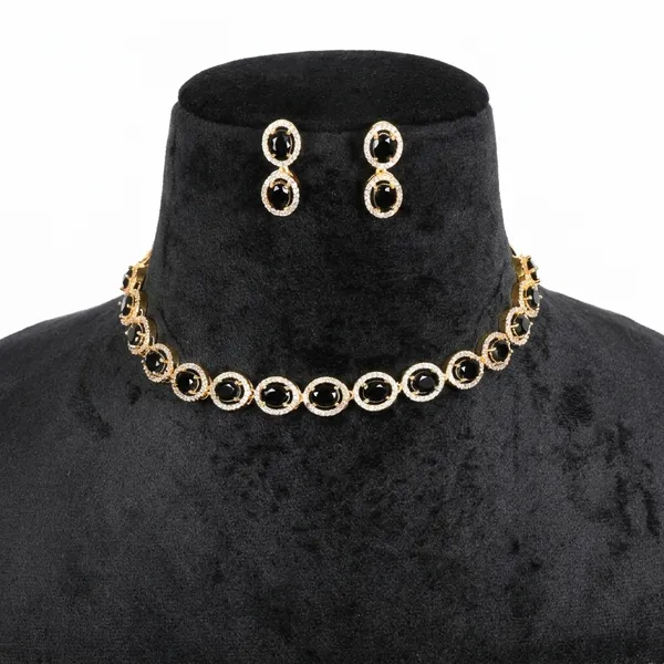 Black_Gold_Alloy_Stone_Oval_Choker_Set_For_Women
