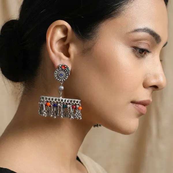 Multicolor_Alloy_Crystal_Heart_Fringe_Drop_Earrings_For_Women