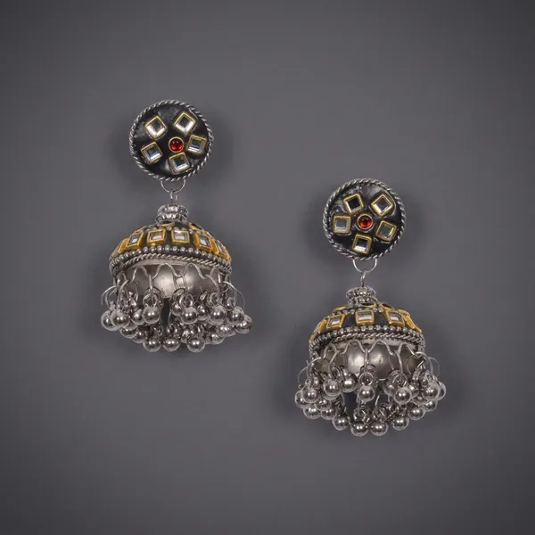 Silver_Alloy_Crystal_Stone_Bell_Drop_Earrings_For_Women