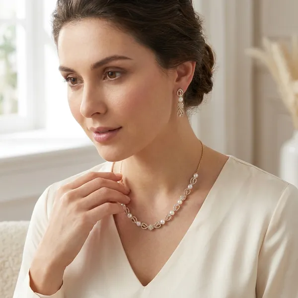 Silver_Alloy_Pearl_Crystal_Jewelry_Set_For_Women