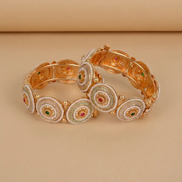 Multicolor_Alloy_Circular_Motif_Bangles_For_Women