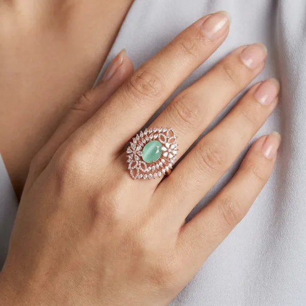 Green_Gold_Alloy_Cubic_Zirconia_Emerald_Stone_Ring_For_Women