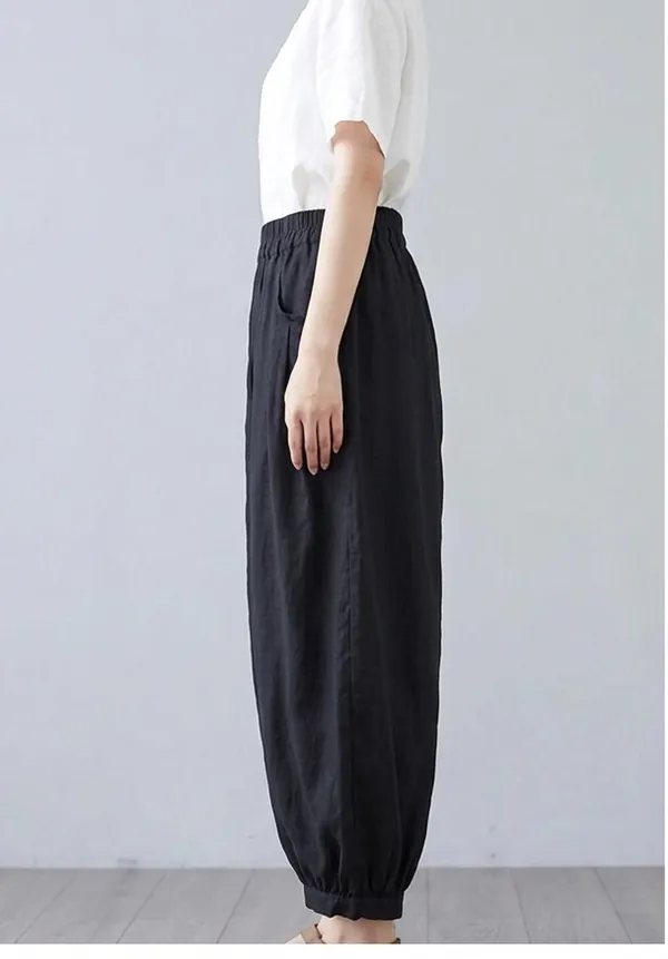 Women_Black_Plazzo_Cotton
