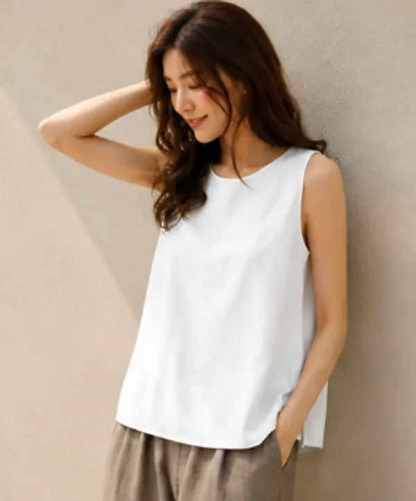 Women's_Sleeveless_A-Line_Top_|_Round_Neck_Casual_Summer_Tunic