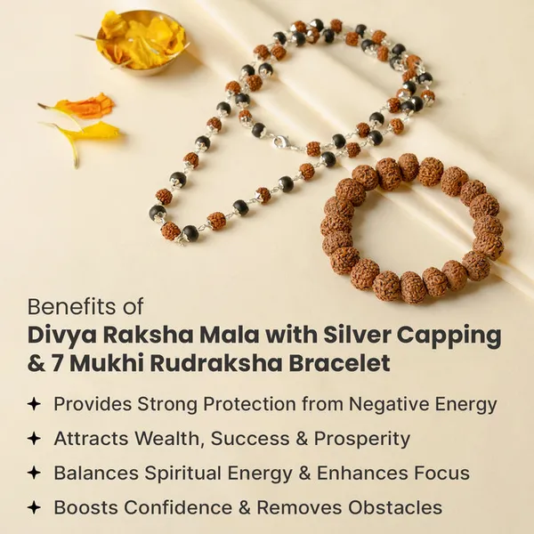 Karungali_Rudraksha_Silver_Cap_108_Bead_Prayer_Mala
