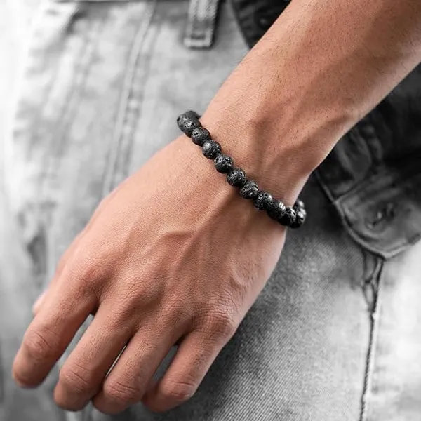 Black_Lava_Stone_Healing_Stone_Bracelet_For_Unisex