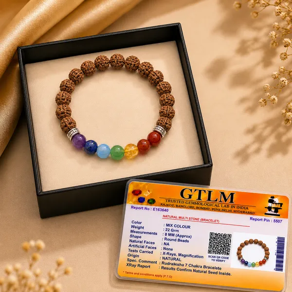 7_Chakra_Rudraksha_&_Black_Lava_Stone_Bracelet_Combo_for_Men_&_Women_|_Spiritual_Protection,_Chakra_Balancing_&_Positive_Energy_Bracelet_Set_|_Handmade_Healing_Crystal_Jewelry