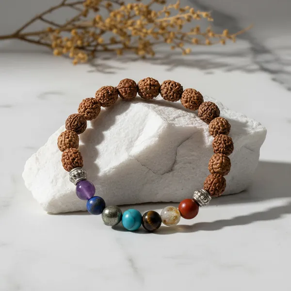7_Chakra_Rudraksha_Bracelet_for_Men_&_Women_|_Natural_Rudraksha_&_Chakra_Healing_Stone_Bracelet_|_Spiritual_Protection,_Peace_&_Energy_Balance_Bracelet_|_Handmade_Meditation_&_Yoga_Jewelry