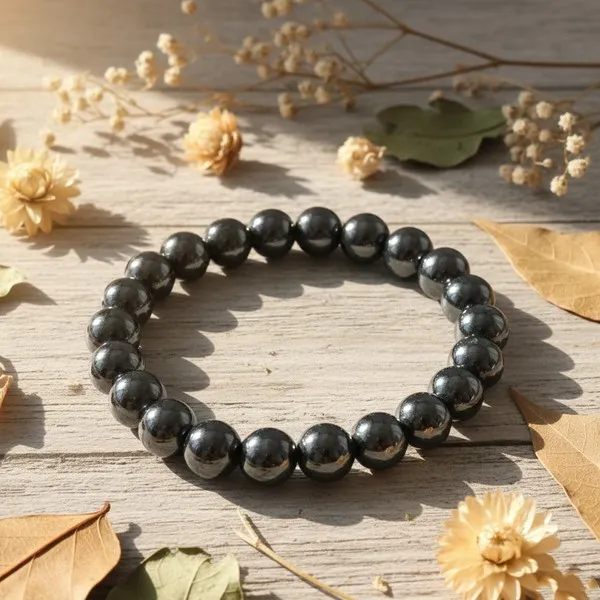 Natural_Silver_Hematite_Bracelet_for_Men_&_Women_|_Grounding,_Protection_&_Confidence_Crystal_Bracelet_|_Handmade_Metallic_Hematite_Beaded_Bracelet_for_Strength,_Focus,_Wealth_Mindset_&_Positive_Energy