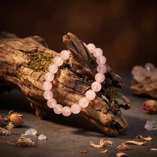 Natural_Rose_Quartz_Crystal_Bracelet_for_Men_&_Women_|_Love,_Self-Love_&_Emotional_Healing_Stone_Bracelet_|_Handmade_Pink_Rose_Quartz_Beaded_Bracelet_for_Relationship_Harmony,_Positivity_&_Heart_Chakra_Balance