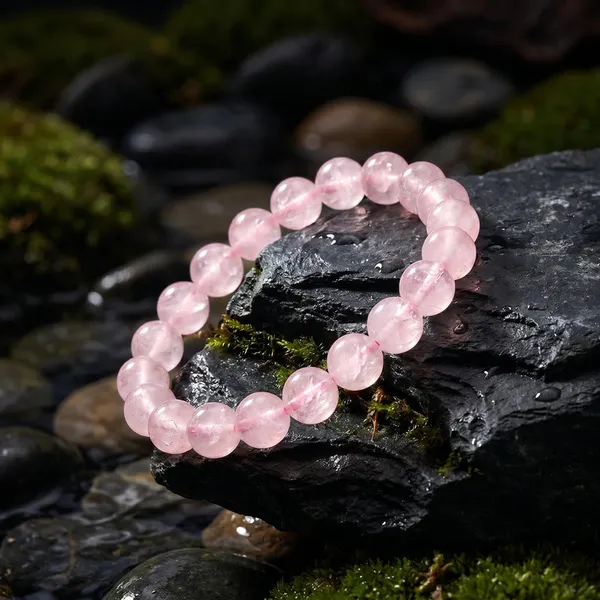 Natural_Rose_Quartz_Crystal_Bracelet_for_Men_&_Women_|_Love,_Self-Love_&_Emotional_Healing_Stone_Bracelet_|_Handmade_Pink_Rose_Quartz_Beaded_Bracelet_for_Relationship_Harmony,_Positivity_&_Heart_Chakra_Balance