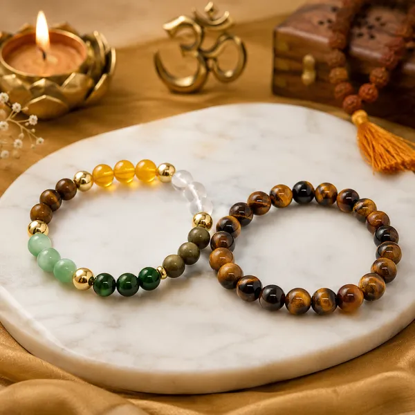 Dhanyog_&_Tiger_Eye_Bracelet_Combo_for_Men_&_Women_|_Wealth,_Success,_Confidence_&_Protection_Crystal_Bracelet_Set_|_Natural_Gemstone_Healing_Bracelets_for_Prosperity,_Focus_&_Positive_Energy