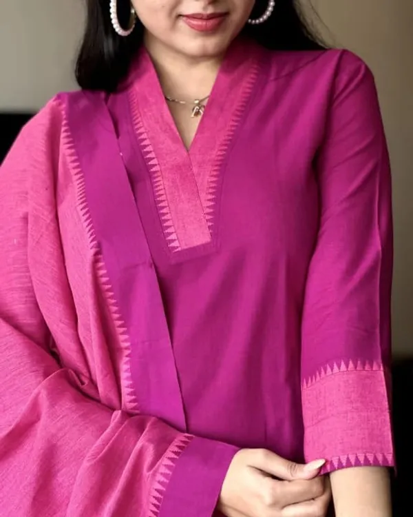 Beautiful_pink_South_Cotton_Kurta_set