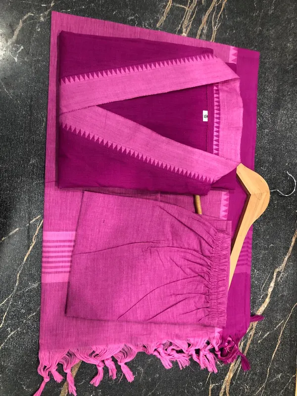 Beautiful_pink_South_Cotton_Kurta_set