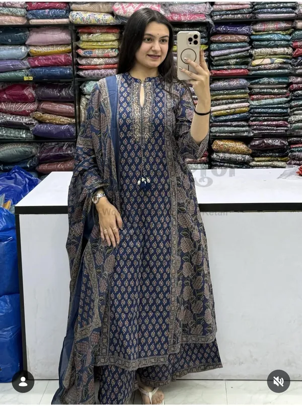 Blue_color_NEW_ANARKALI_KURTA_SET_